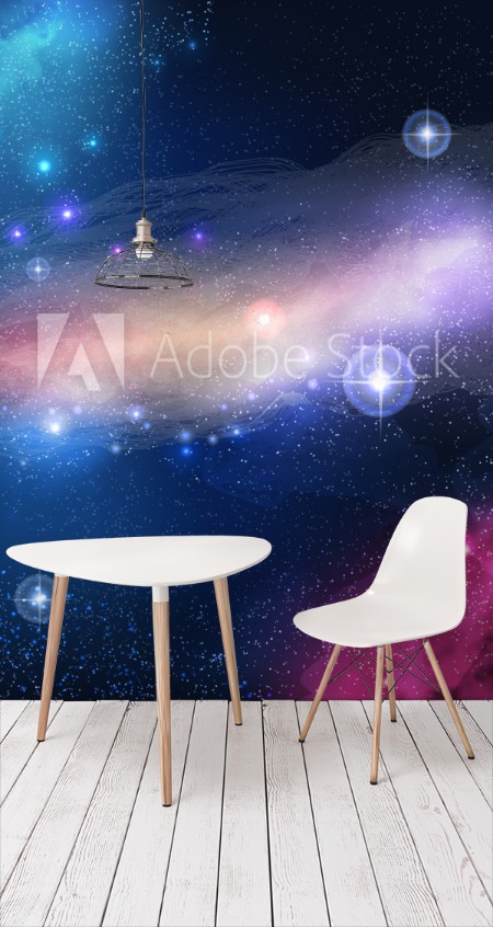 Afbeeldingen van 100 Vector  Beautiful Glowing Galaxy